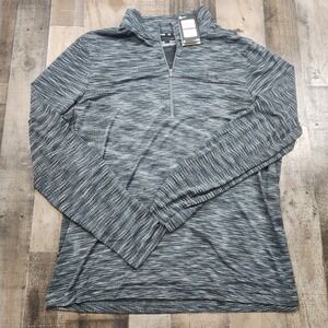 Mens Under Armour size 2XL Fitted 1/2 Zip Lightweight Long Sleeve Pullover Shirt